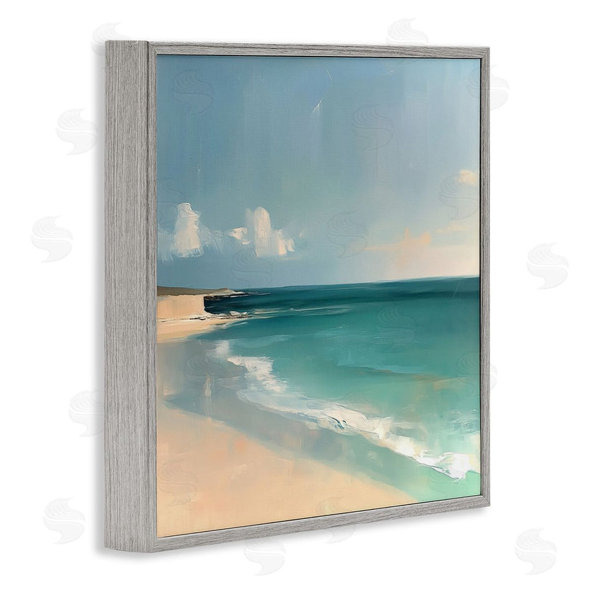 Annabelle Hall | Turquoise Horizons Abstraction