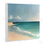 Annabelle Hall | Turquoise Horizons Abstraction