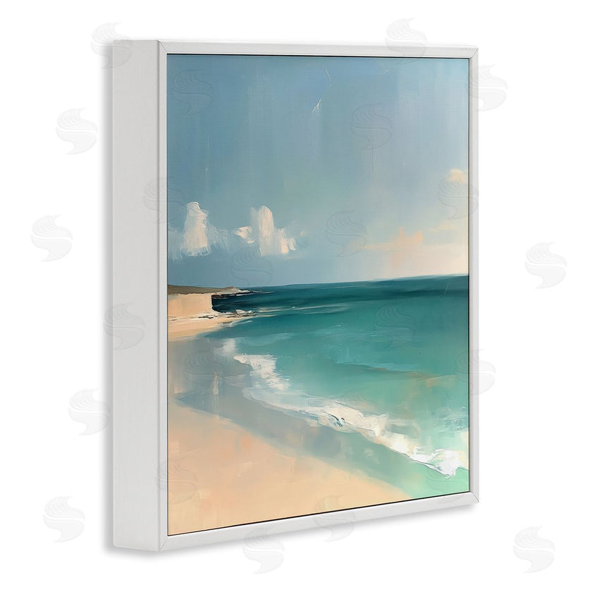 Annabelle Hall | Turquoise Horizons Abstraction