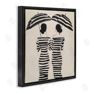 Annabelle Hall | Two Women in Rain Stripes