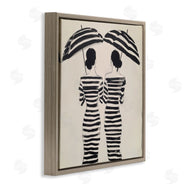 Annabelle Hall | Two Women in Rain Stripes