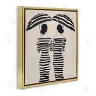 Annabelle Hall | Two Women in Rain Stripes