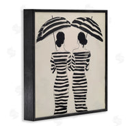 Annabelle Hall | Two Women in Rain Stripes