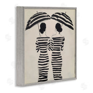 Annabelle Hall | Two Women in Rain Stripes