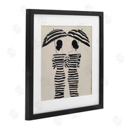 Annabelle Hall | Two Women in Rain Stripes