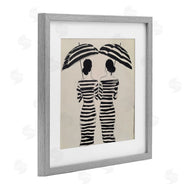 Annabelle Hall | Two Women in Rain Stripes