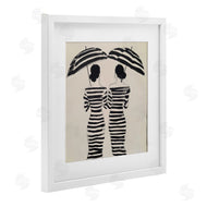Annabelle Hall | Two Women in Rain Stripes