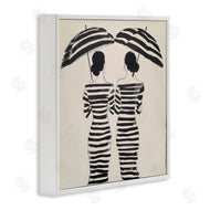 Annabelle Hall | Two Women in Rain Stripes