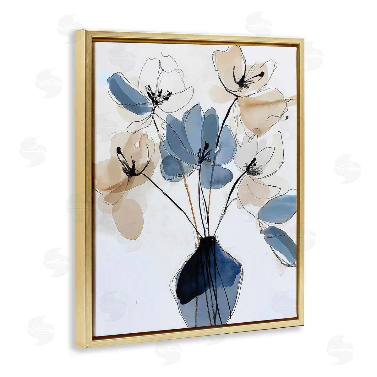 Annabelle Hall Deferred Pleasures Abstract Florals Canvas Wall Art Print
