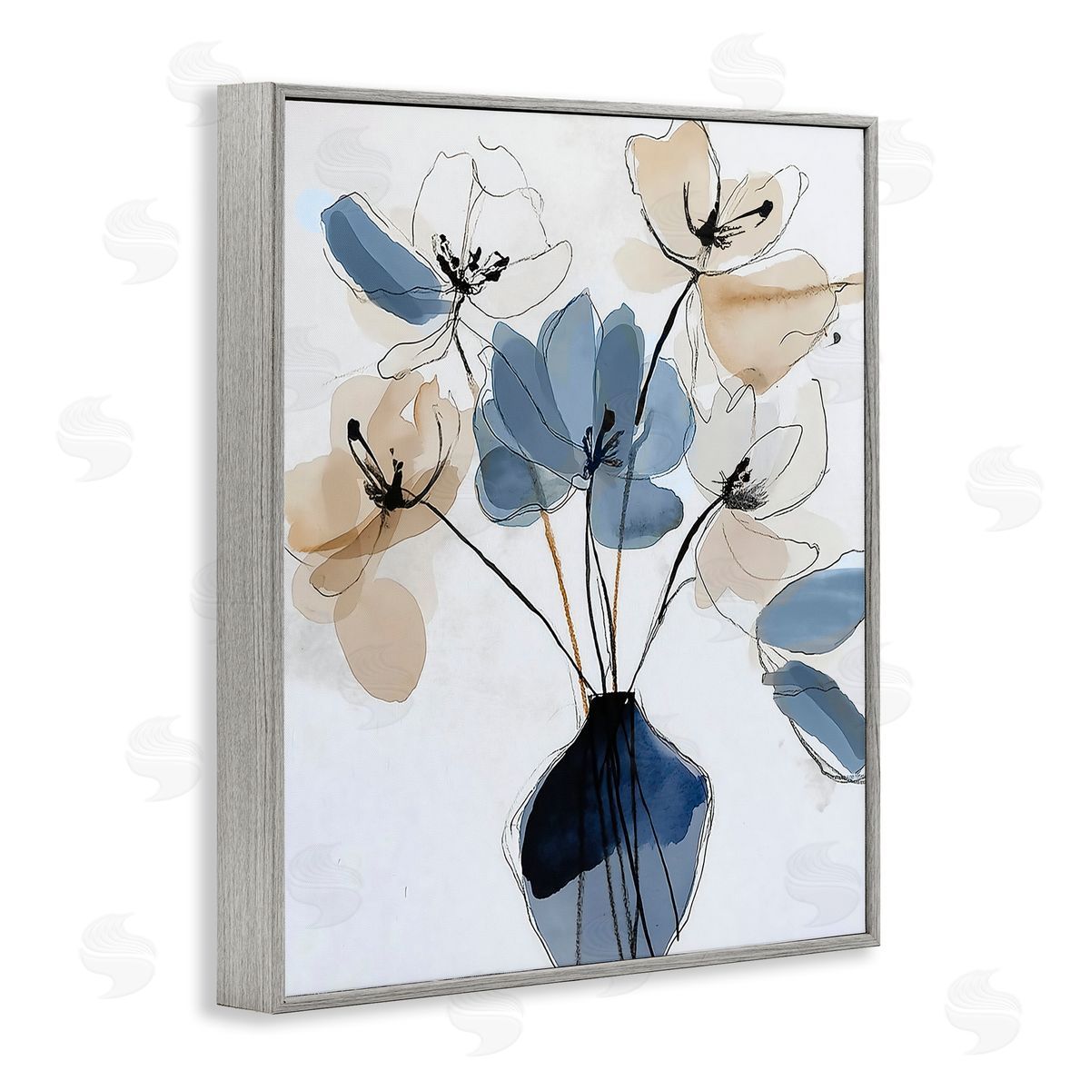 Annabelle Hall Deferred Pleasures Abstract Florals Canvas Wall Art Print