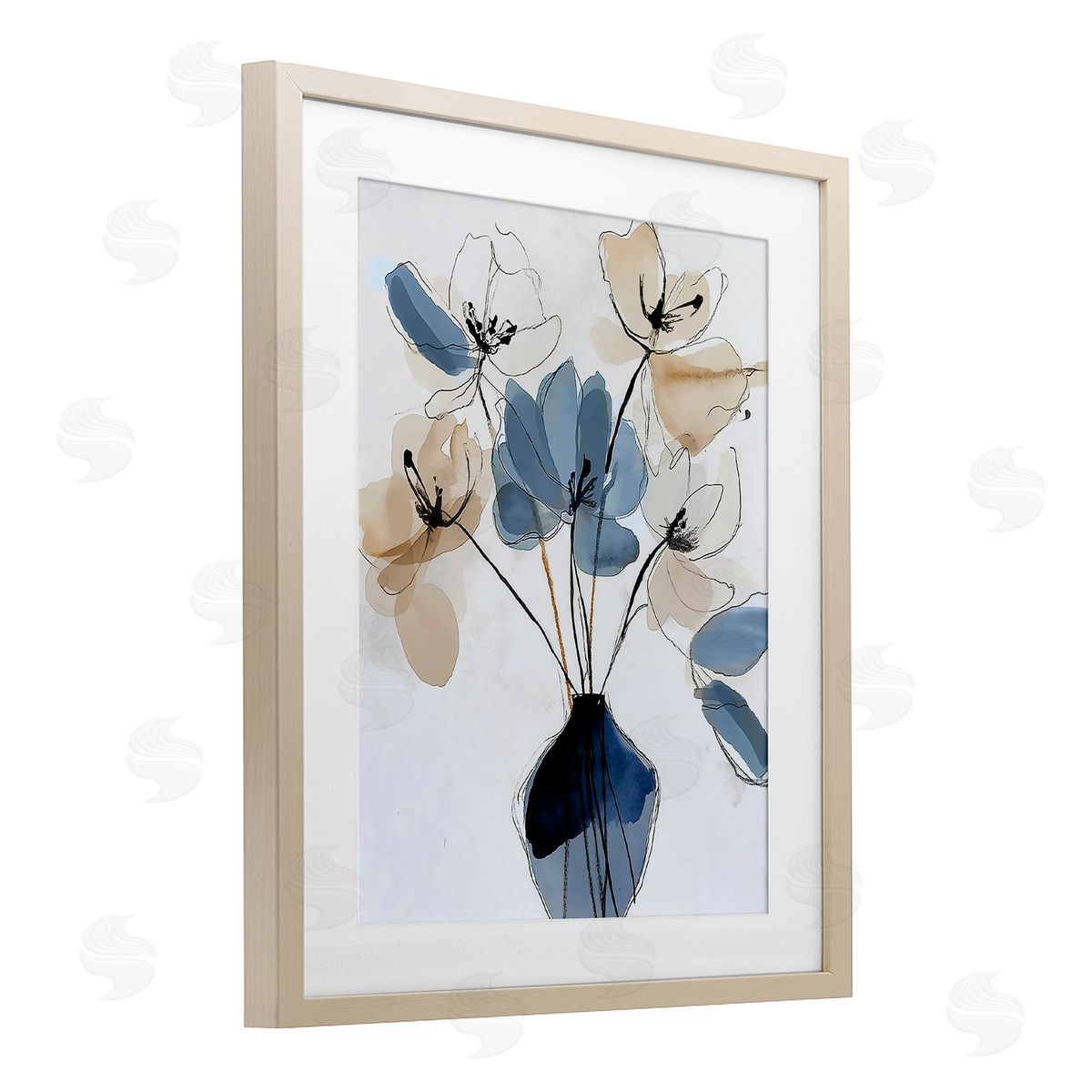 Annabelle Hall Deferred Pleasures Abstract Florals Canvas Wall Art Print