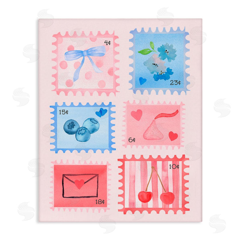 Nina Jacobs | Adorable Stamps Pink Collage
