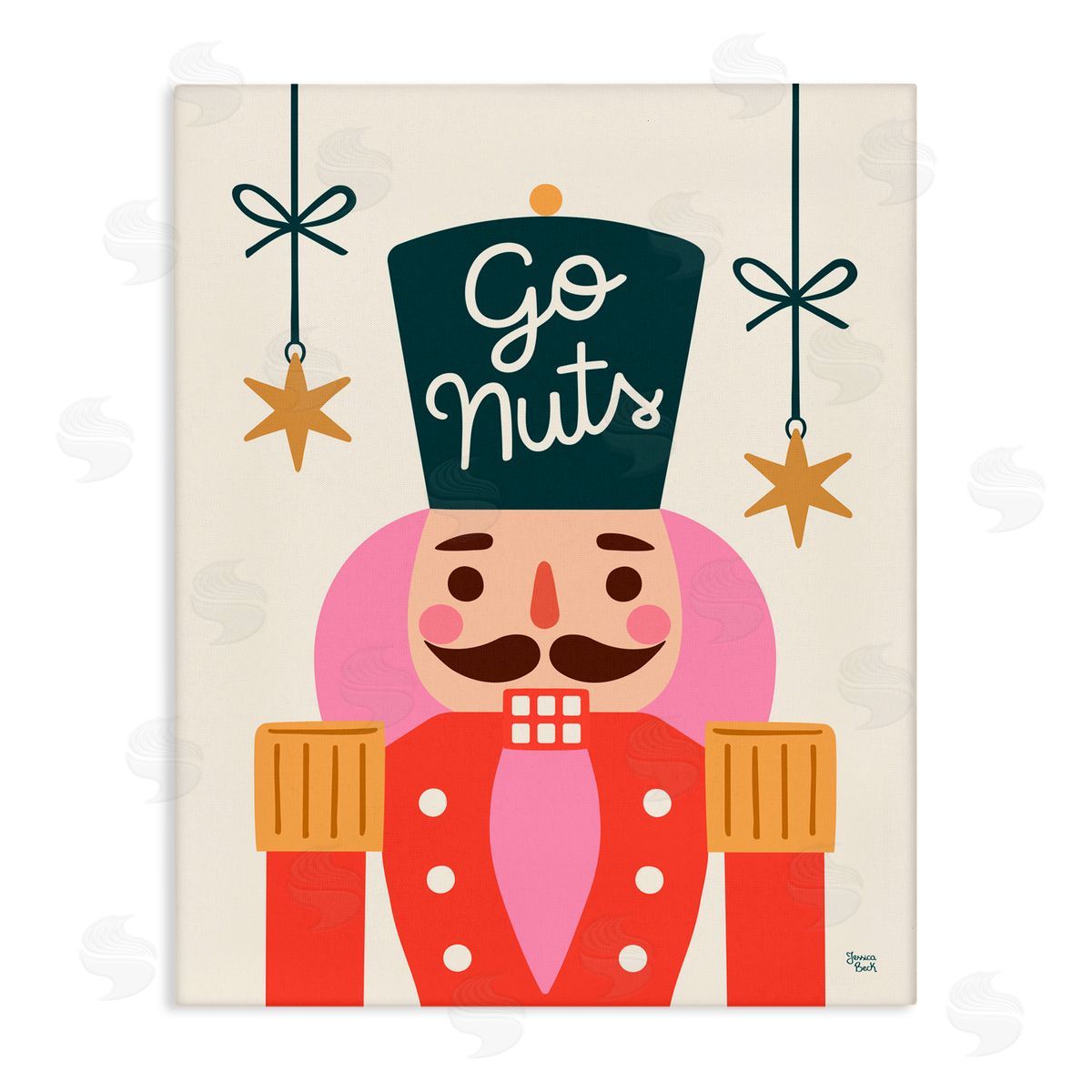 Jessica Beck Go Nuts Nutcracker Canvas Wall Art Print