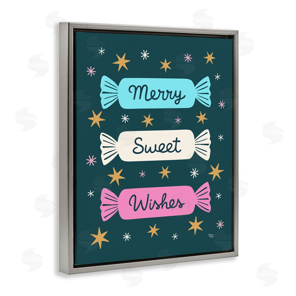 Jessica Beck Merry Sweet Wishes Candies Canvas Wall Art Print