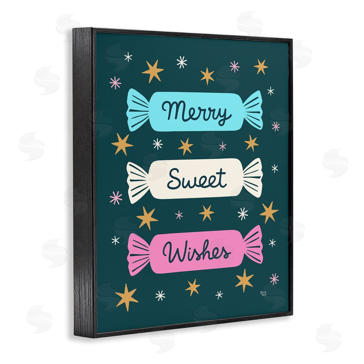 Jessica Beck Merry Sweet Wishes Candies Canvas Wall Art Print