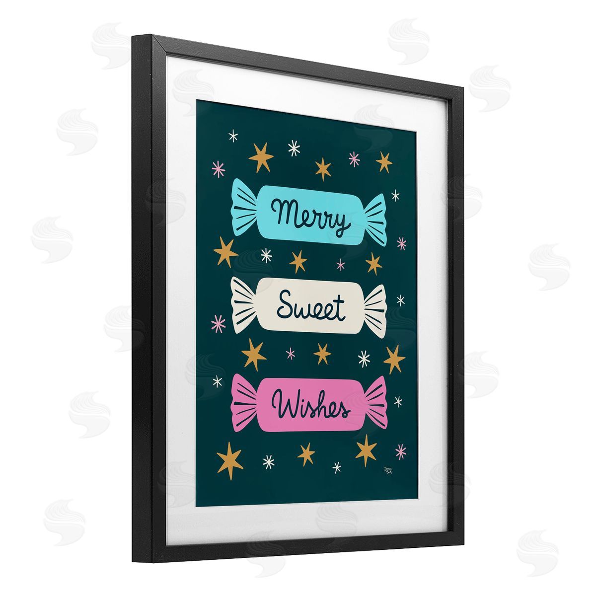 Jessica Beck Merry Sweet Wishes Candies Canvas Wall Art Print