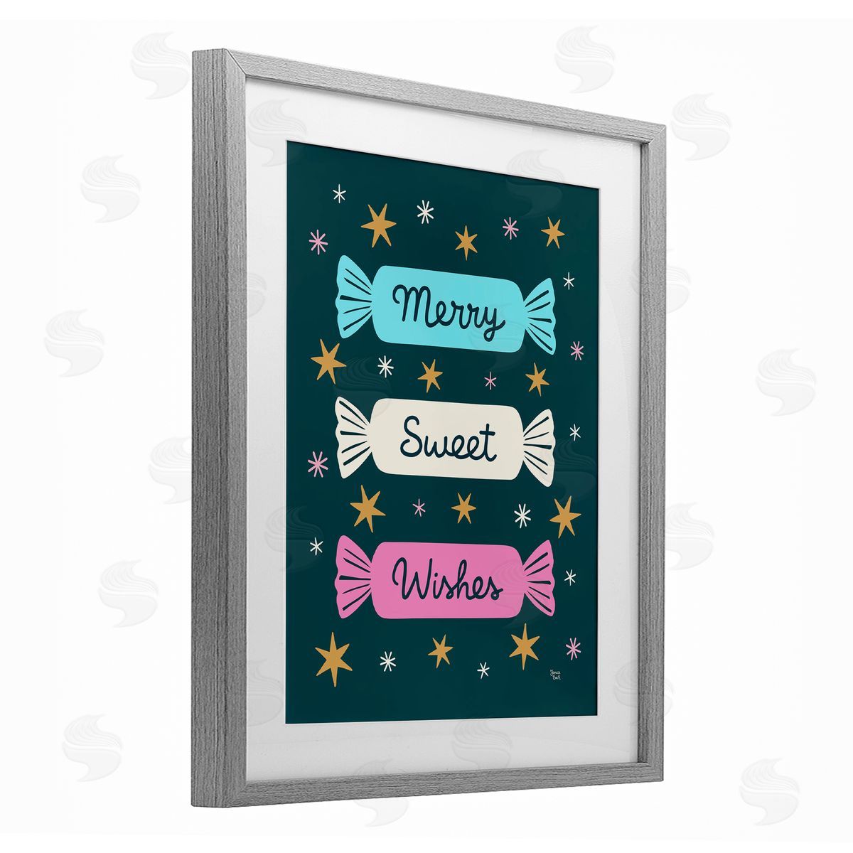 Jessica Beck Merry Sweet Wishes Candies Canvas Wall Art Print