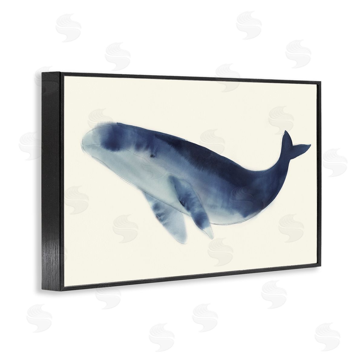 Lily K. Gentle Giant Whale Canvas Wall Art Print