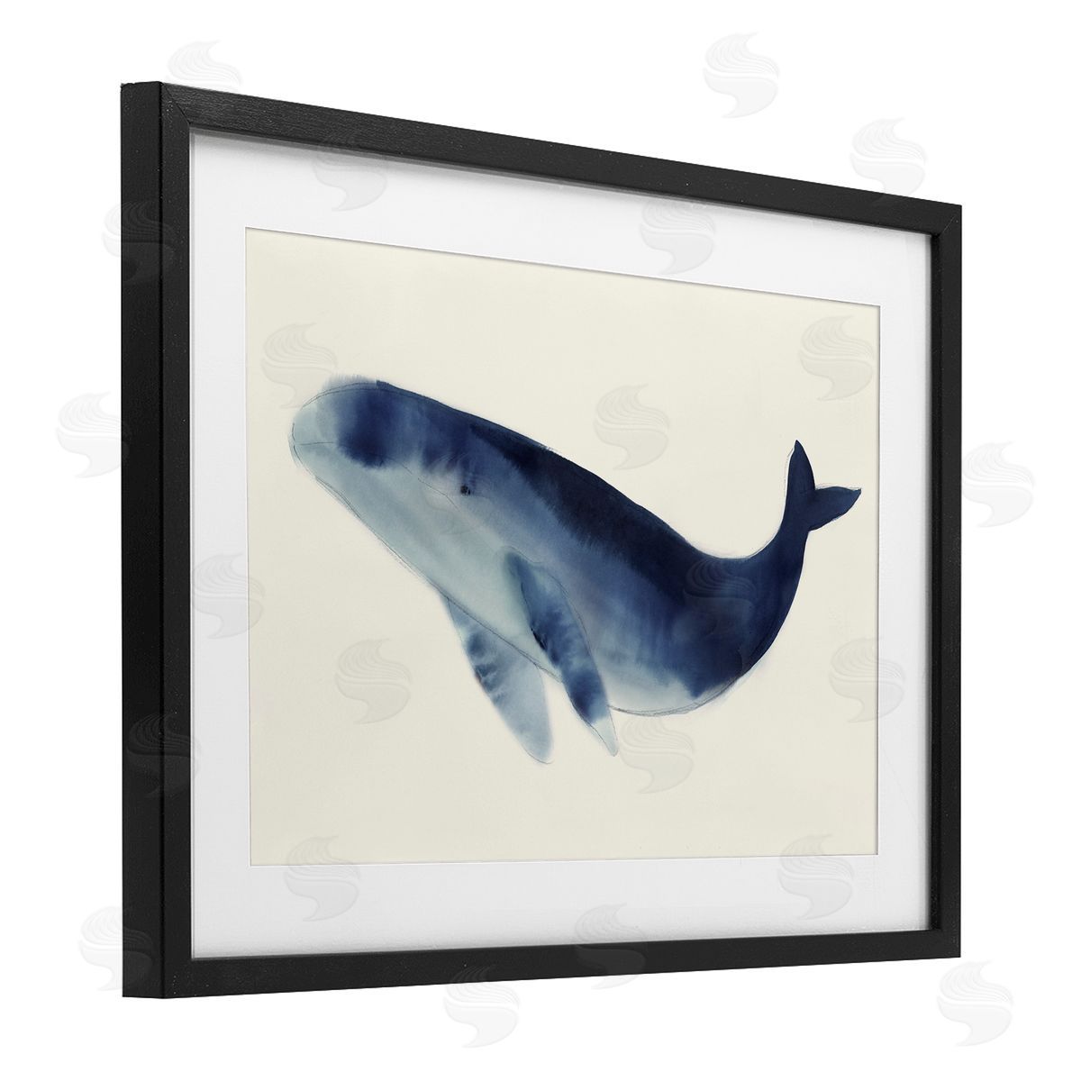 Lily K. Gentle Giant Whale Canvas Wall Art Print
