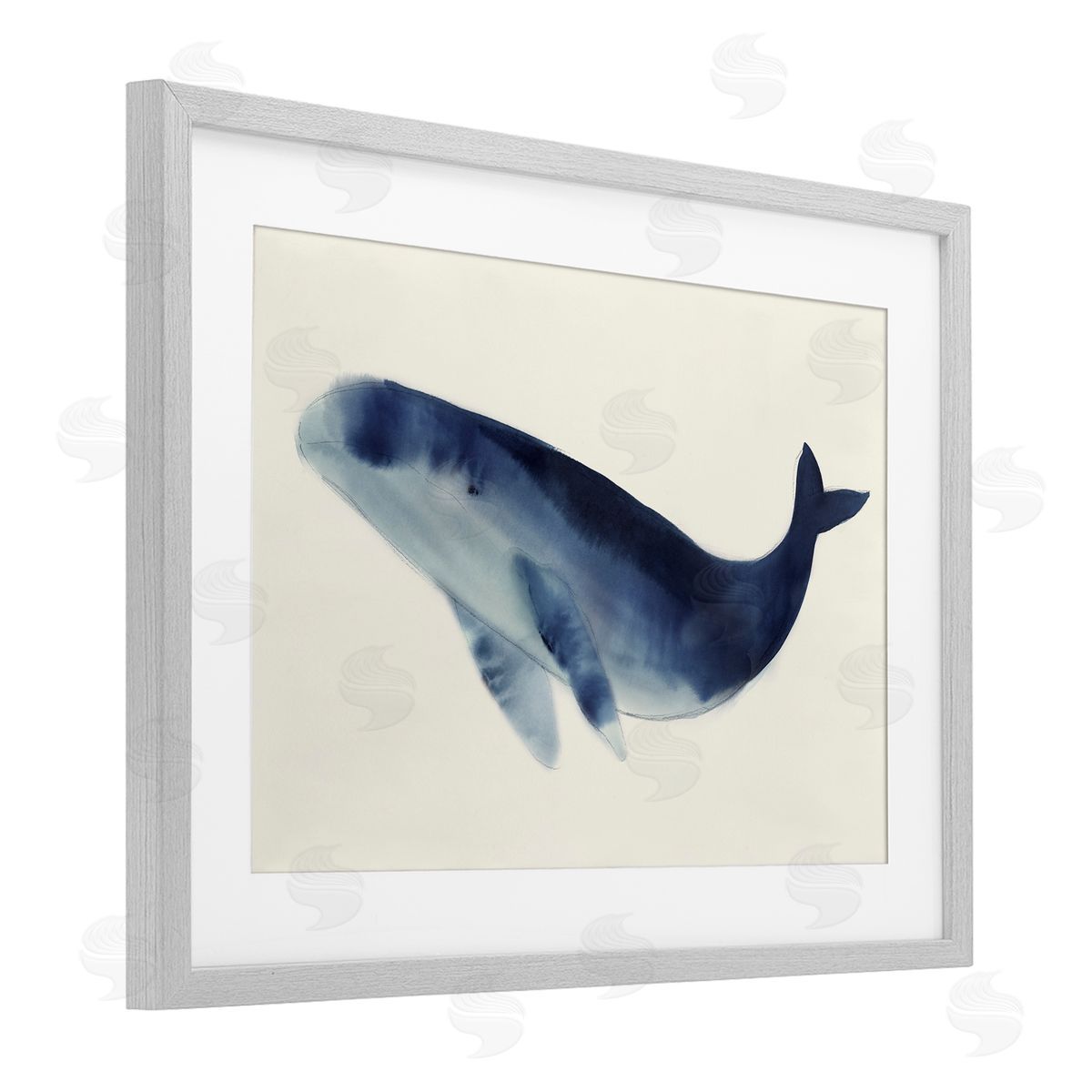Lily K. Gentle Giant Whale Canvas Wall Art Print