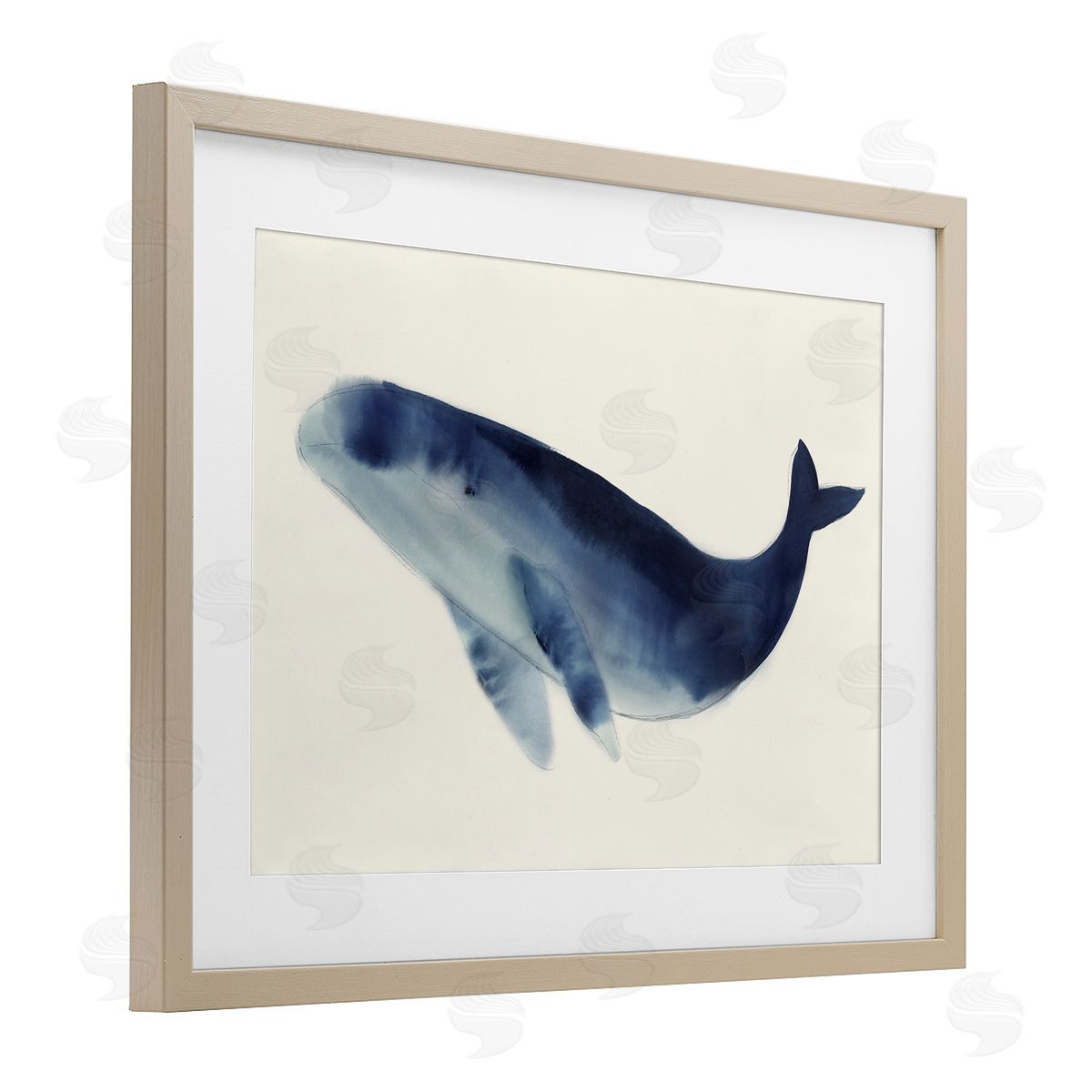 Lily K. Gentle Giant Whale Canvas Wall Art Print