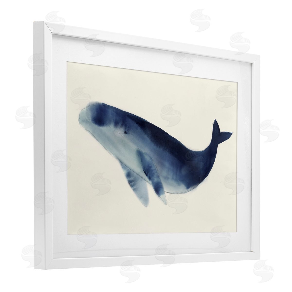 Lily K. Gentle Giant Whale Canvas Wall Art Print