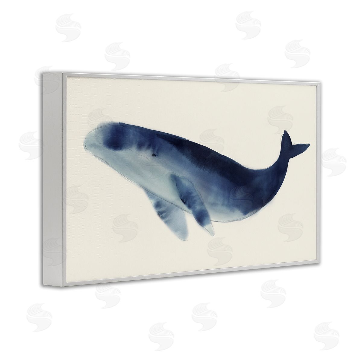 Lily K. Gentle Giant Whale Canvas Wall Art Print