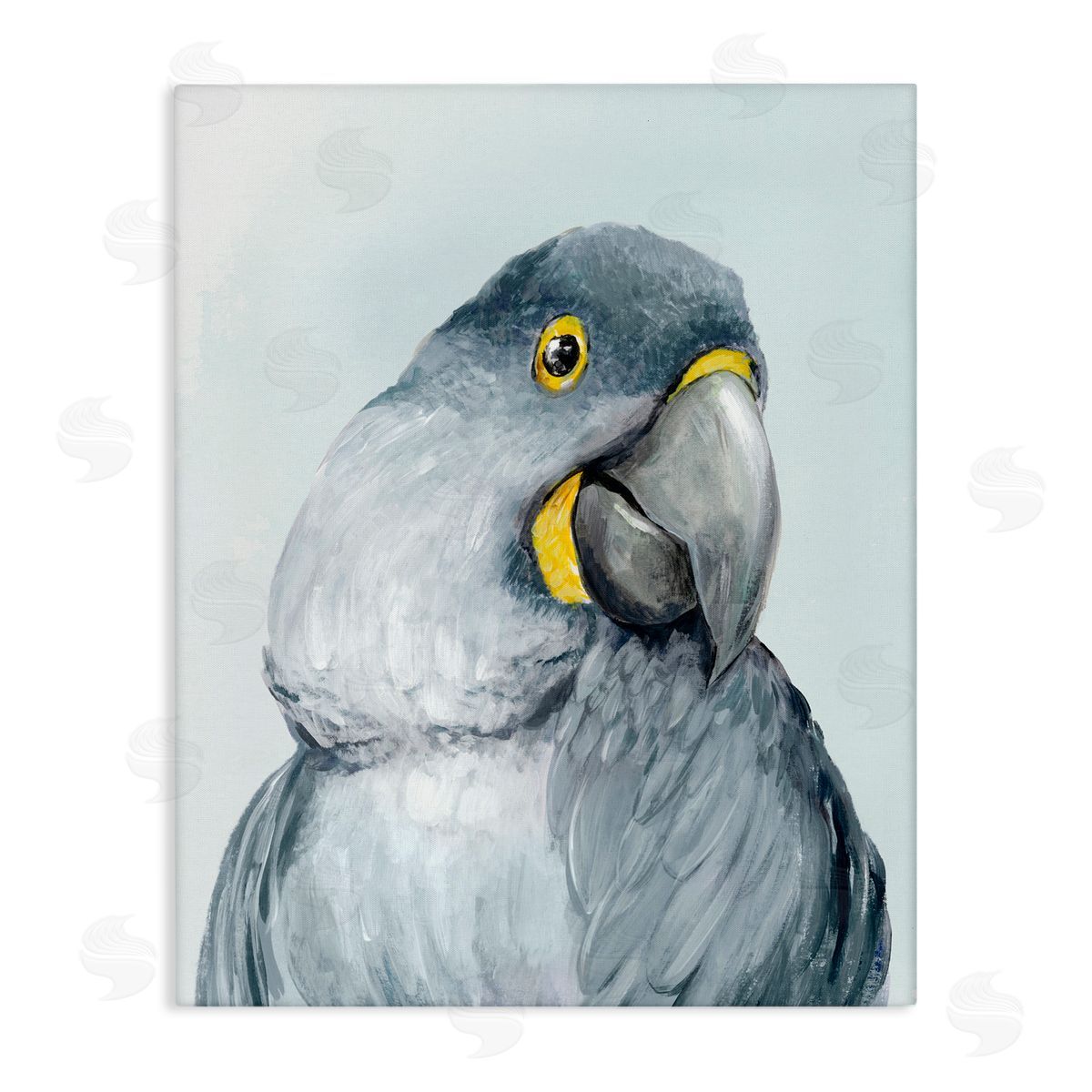 Hannah Dawson Vivid Plumage Parrot Canvas Wall Art Print