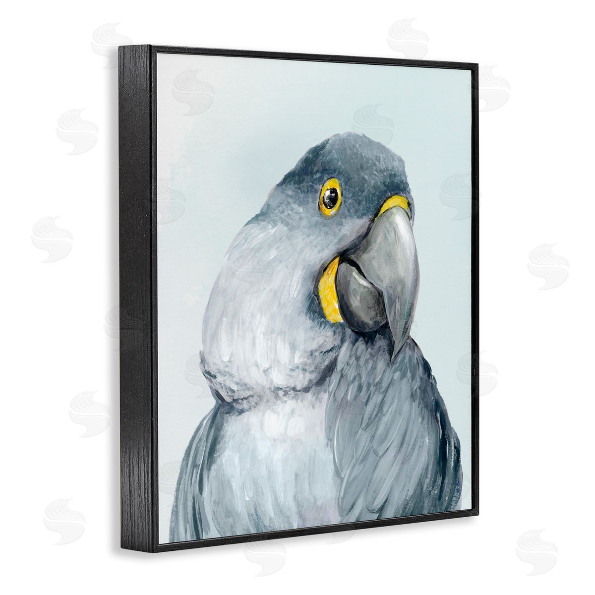 Hannah Dawson Vivid Plumage Parrot Black Framed Giclee Art Print