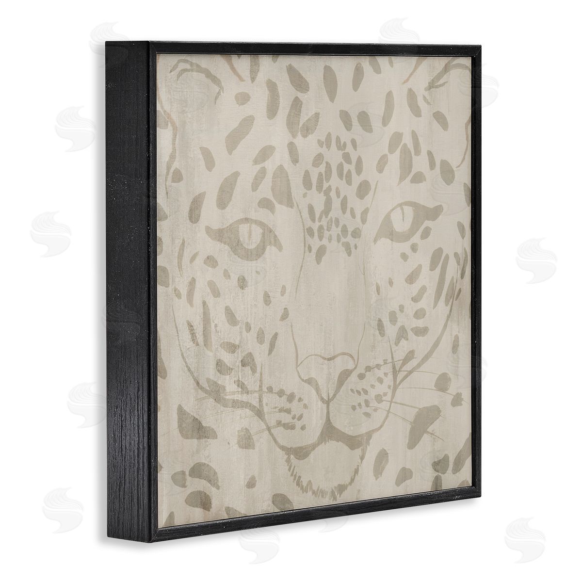 Hannah Dawson Majestic Jaguar Face Black Framed Giclee Art Print