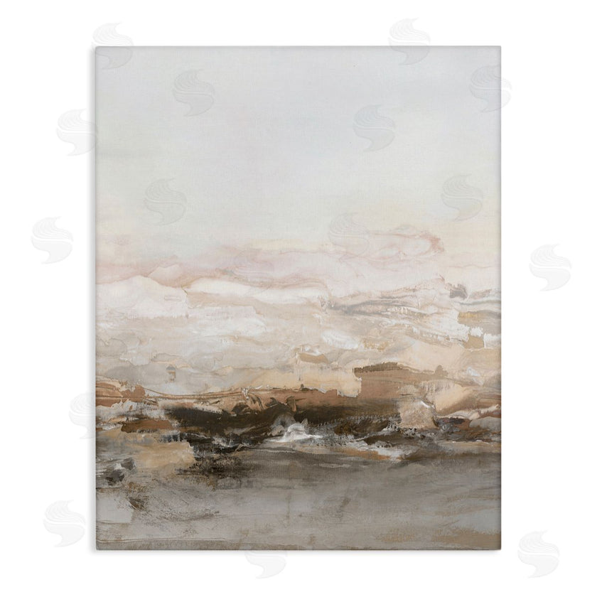 Hazel J. | Neutral Toned Abstract Horizon