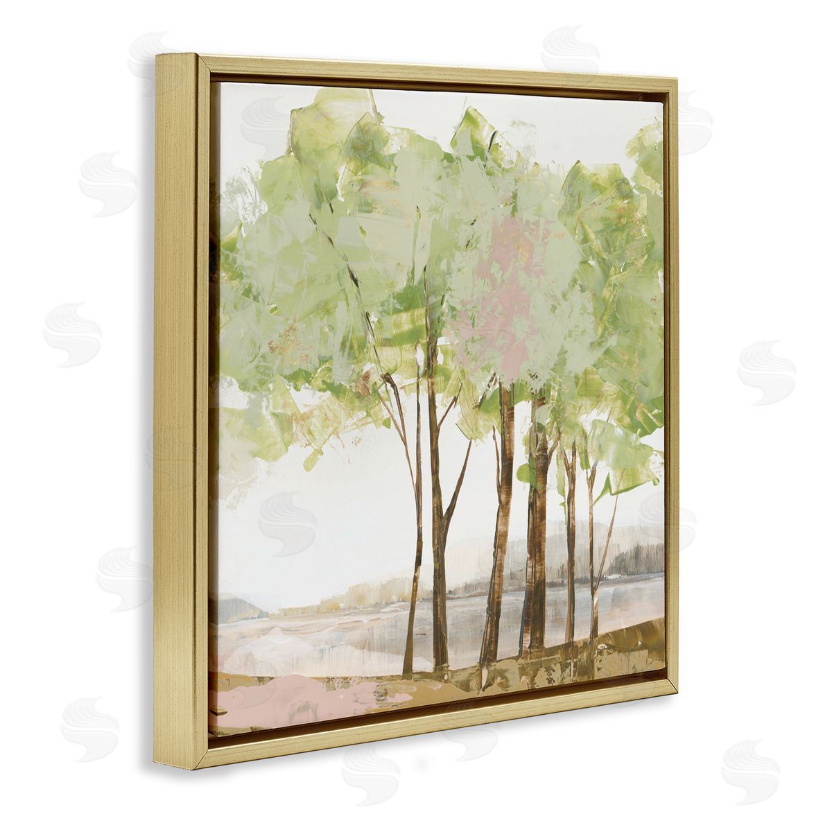 Ian C. Spring Awakening Trees Canvas Wall Art Print