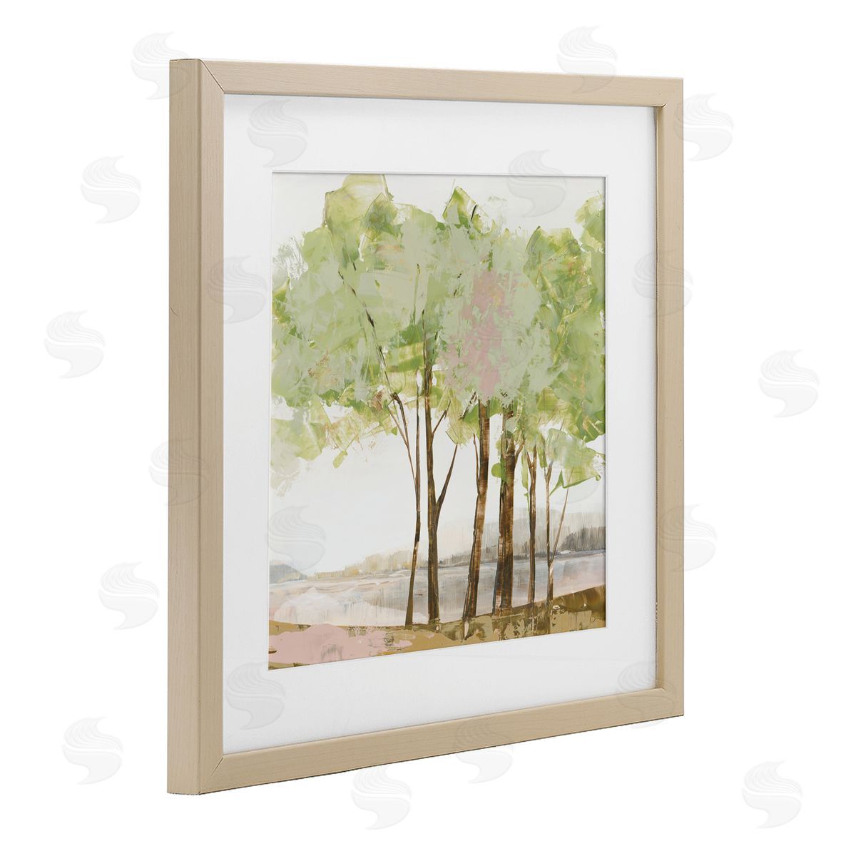 Ian C. Spring Awakening Trees Canvas Wall Art Print