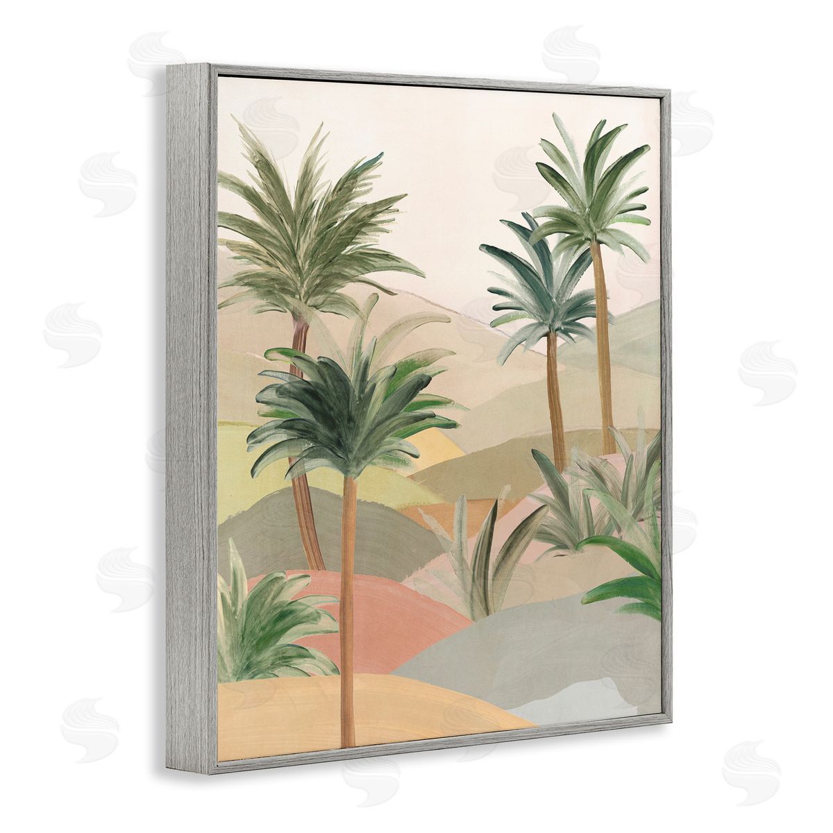 Ian C. Desert Oasis Hills Canvas Wall Art Print