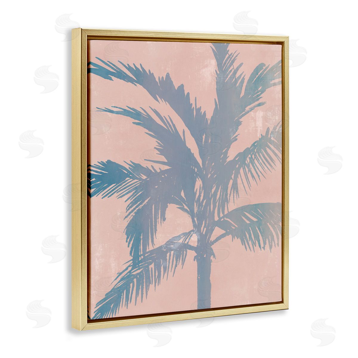 Ian C. Hazy Tropics Palm Canvas Wall Art Print