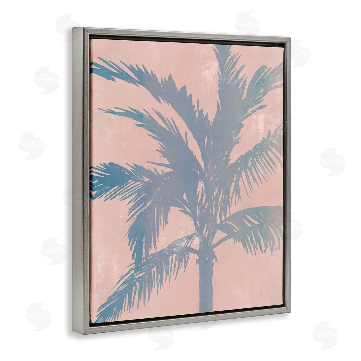 Ian C. Hazy Tropics Palm Canvas Wall Art Print