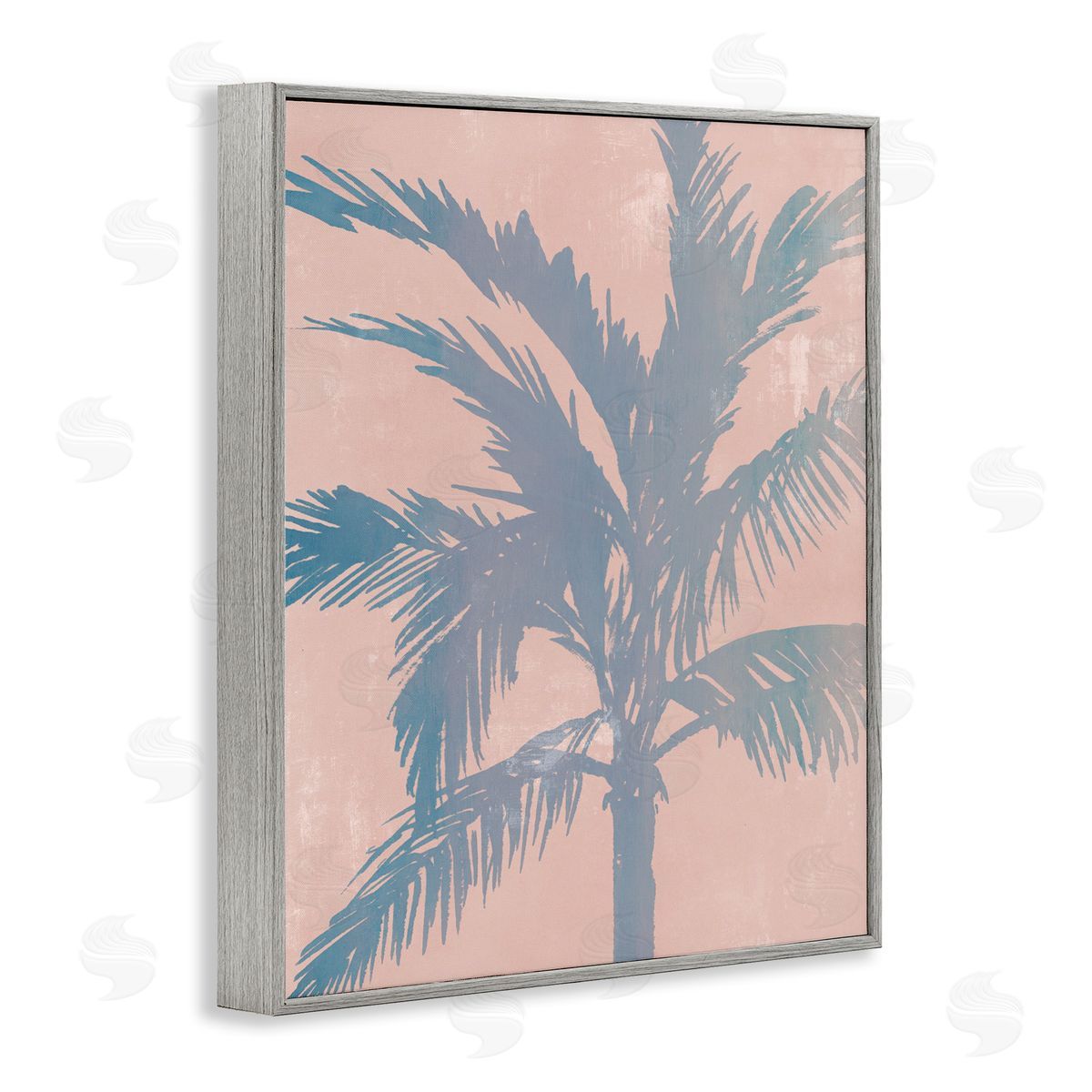 Ian C. Hazy Tropics Palm Canvas Wall Art Print
