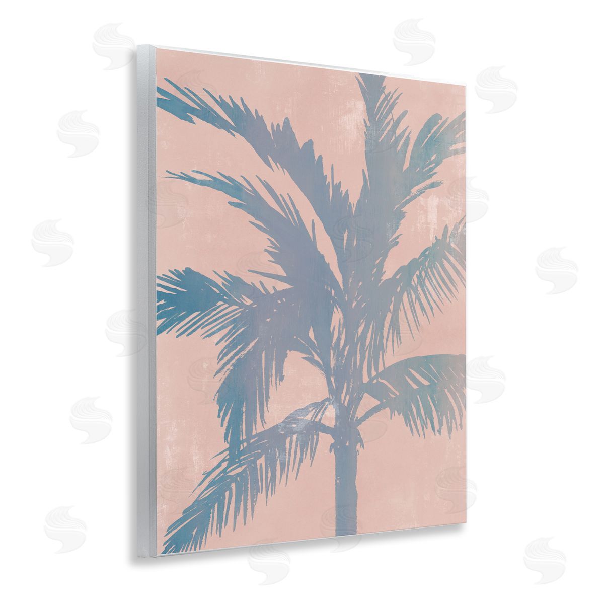 Ian C. Hazy Tropics Palm Canvas Wall Art Print