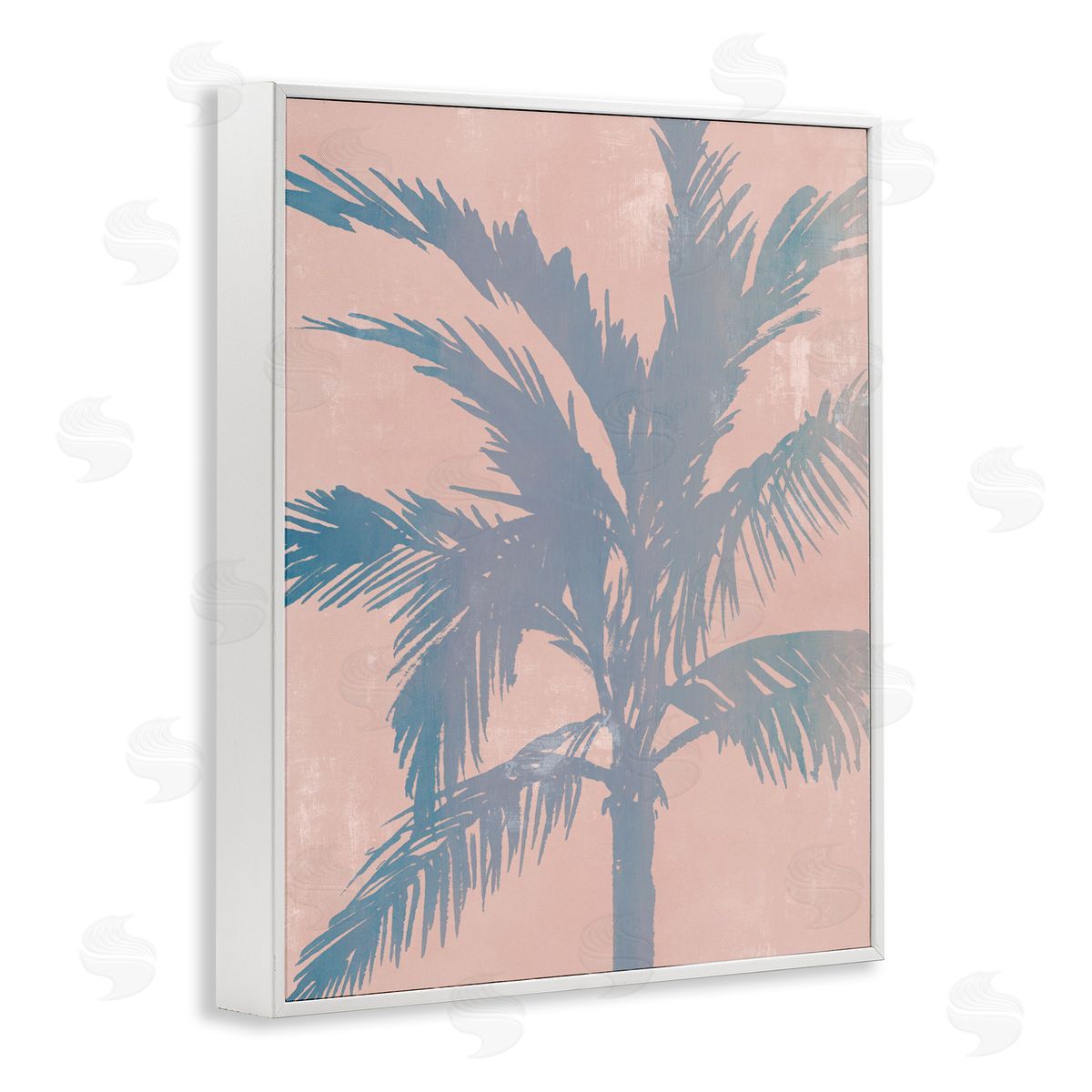 Ian C. Hazy Tropics Palm Canvas Wall Art Print