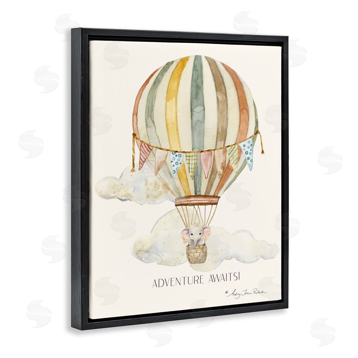 Audrey Jeanne Roberts Adventure Awaits Soft Balloon Canvas Wall Art Print