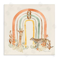 Audrey Jeanne Roberts | Jungle Animals Soft Rainbow
