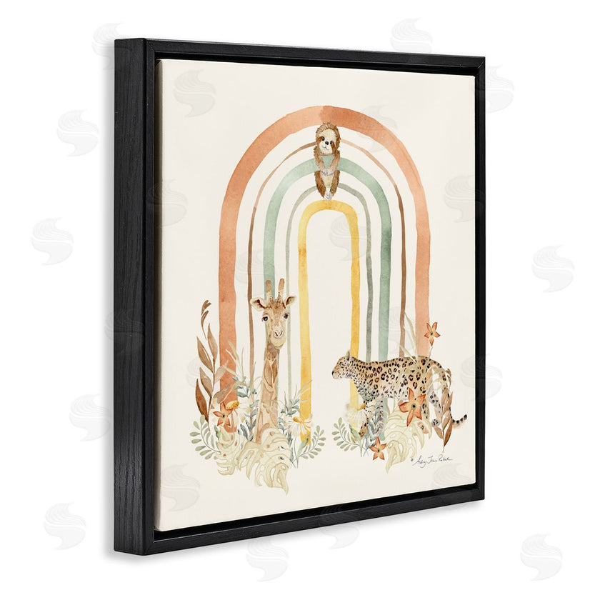 Audrey Jeanne Roberts | Jungle Animals Soft Rainbow