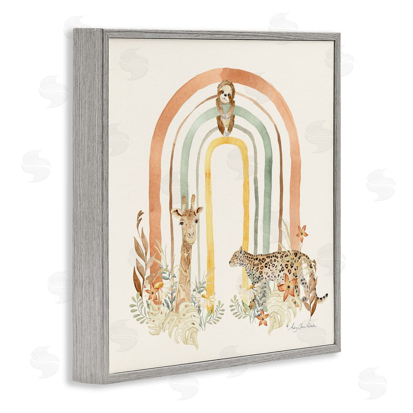 Audrey Jeanne Roberts | Jungle Animals Soft Rainbow