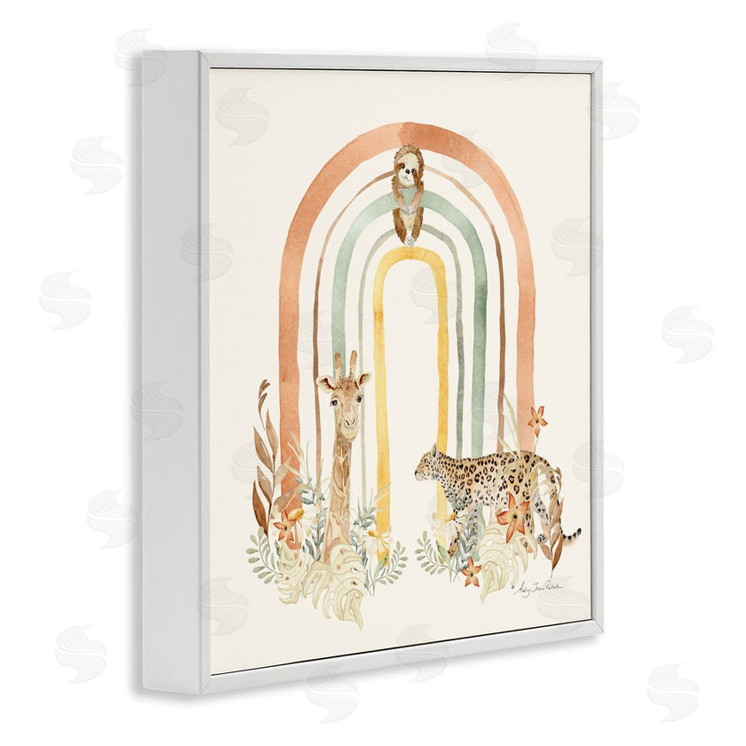 Audrey Jeanne Roberts | Jungle Animals Soft Rainbow