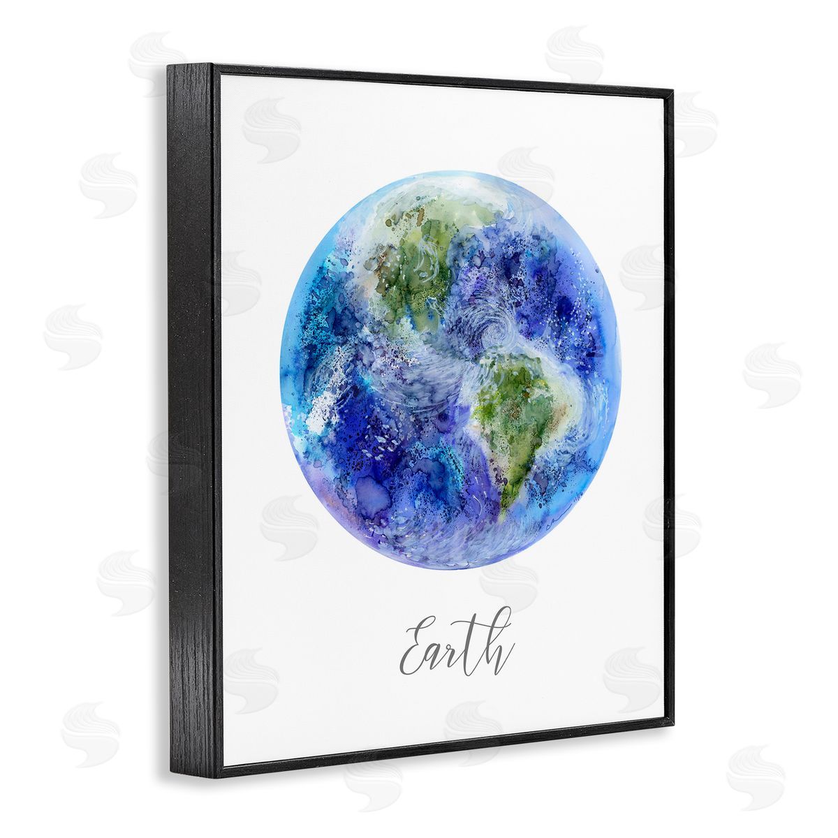 Brett Blumenthal Dappled Watercolor Earth Canvas Wall Art Print