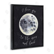 Brett Blumenthal | Love You To Moon Watercolor