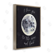 Brett Blumenthal | Love You To Moon Watercolor
