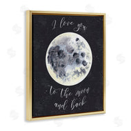 Brett Blumenthal | Love You To Moon Watercolor