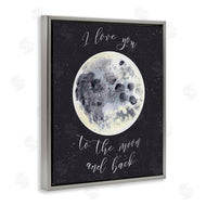 Brett Blumenthal | Love You To Moon Watercolor