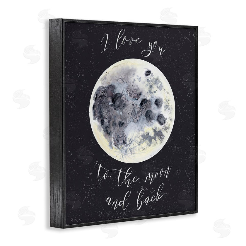 Brett Blumenthal | Love You To Moon Watercolor